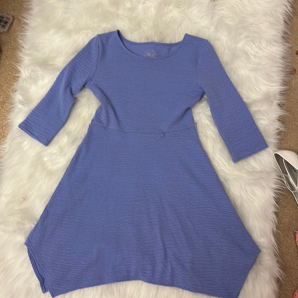 purple dress